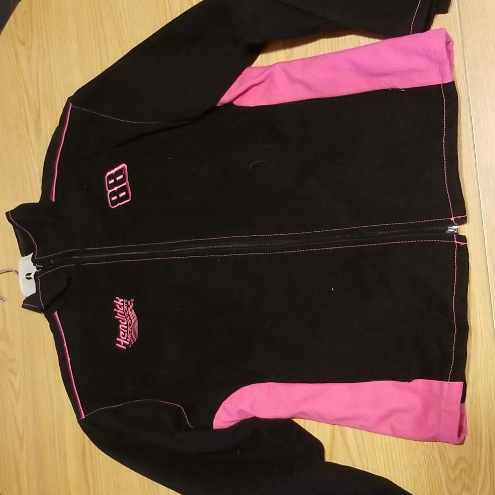 Dale Jr. #88 Black and Pink Jacket